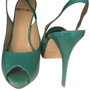 Marciano Turquoise Slingback Pumps